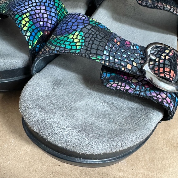 Dansko Sophie Rainbow Stained Glass Leather 2 Strap Sandals. Size EU41 - Picture 7 of 9